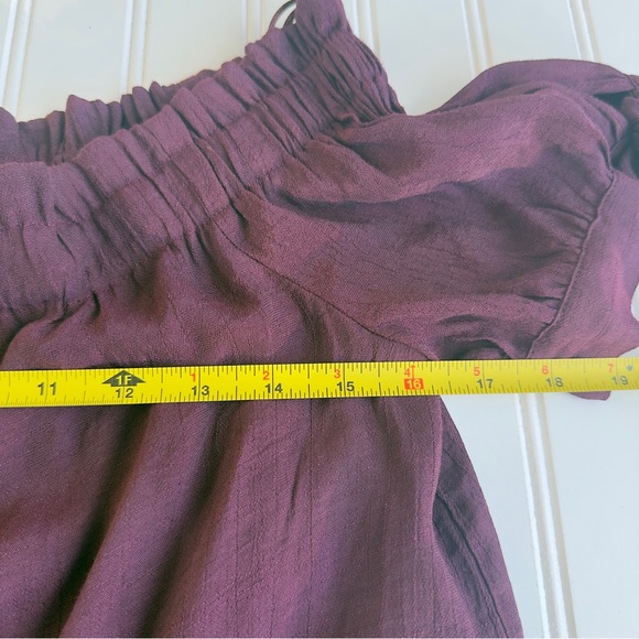 Lily White Mauve Off-Shoulder Blouse - Picture 5 of 6